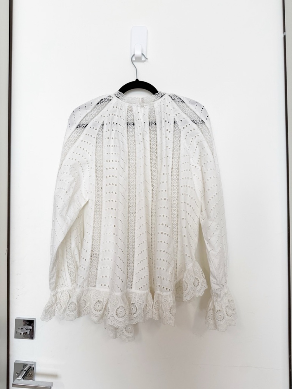 Ulla Johnson Ivory Eyelet Lace Blouse - Picture 10 of 10